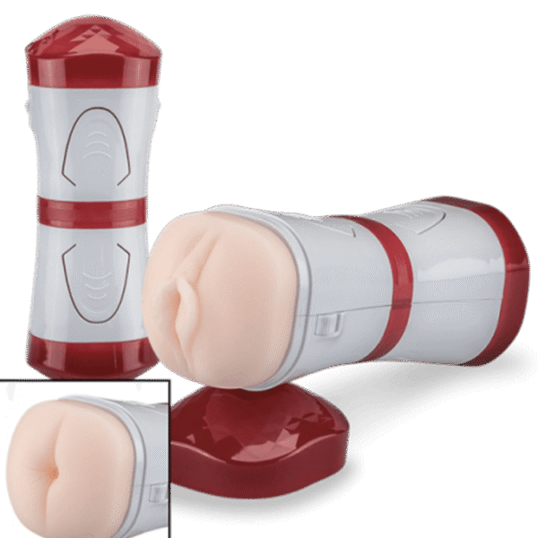 Masturbateur Double Plaisir Vagin Anus en Silicone