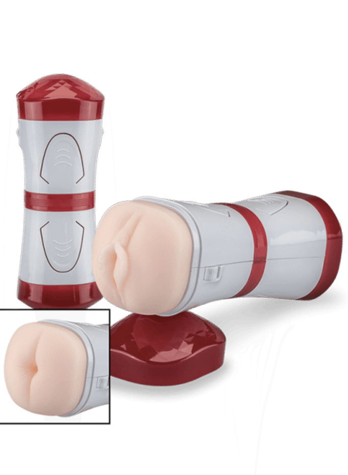 Masturbateur Double Plaisir Vagin Anus en Silicone