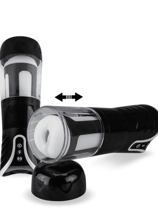 Masturbateur va et vient vibrant automatique