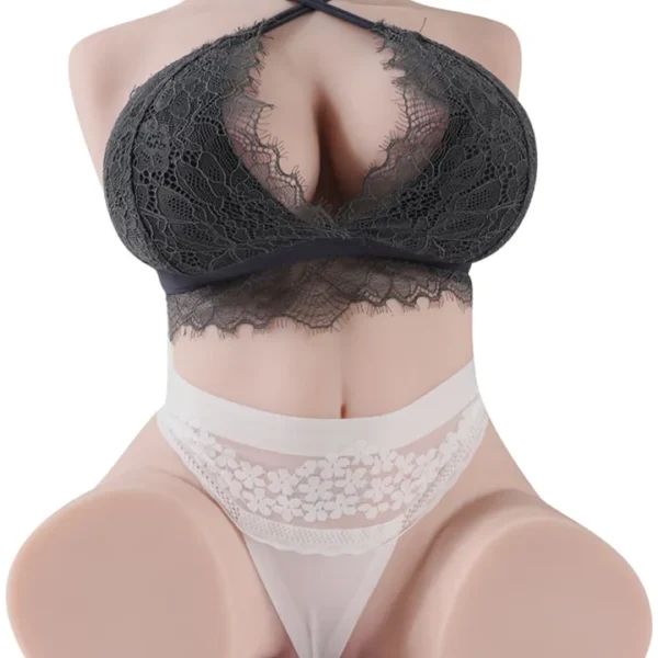 Jessie Ⅱ -14,17 pouces Torso Sex Doll avec vagin à succion automatique (en stock aux États-Unis)