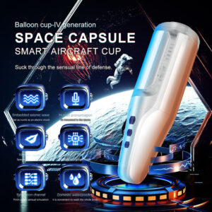 Masturbateur masculin interactif avec pipe à jus