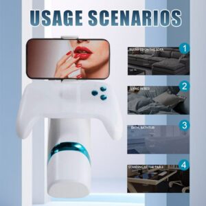 Game Cup M100 Chauffage Poussant Vibrant Pénis Stroker Avec Poignées Et Support De Téléphone