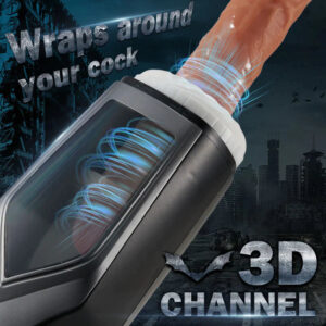 Stimulant et vibrant avec une énorme fenêtre visible, masturbation masculine orale