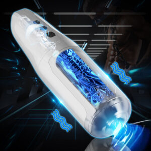 Masturbateur masculin interactif avec pipe à jus