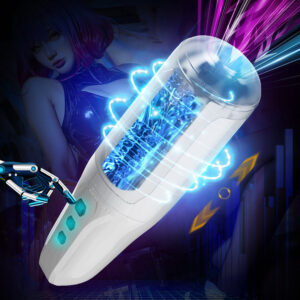 Masturbateur masculin interactif avec pipe à jus