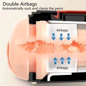 Tasse d'avion à succion de vibrations à 10 fréquences