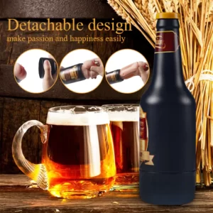 Masturbateur masculin jouet érotique bouteille de bière portable