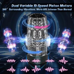 Gawk Gawk 5000 Pro 5 poussées 5 rotations 10 modes de vibration