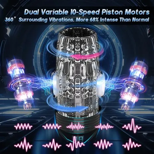 GAWK 5000 PRO 5 Empujes 5 Rotaciones 10 Modos de Vibración