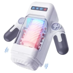 Game cup - Masturbateur à vibrations de poussée avec fonction chauffante