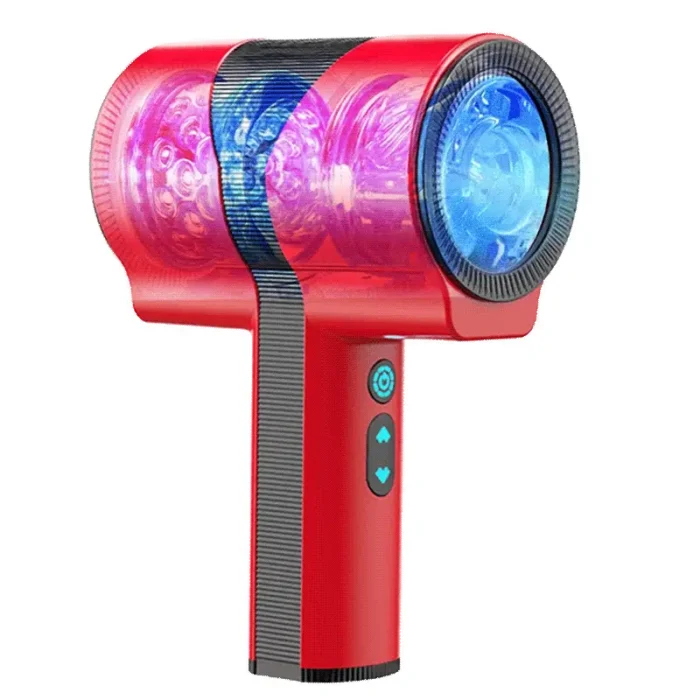 Thor 1ère génération Multi Fréquence Télescopique Rotatif Vibration Mâle Pénis Stroker