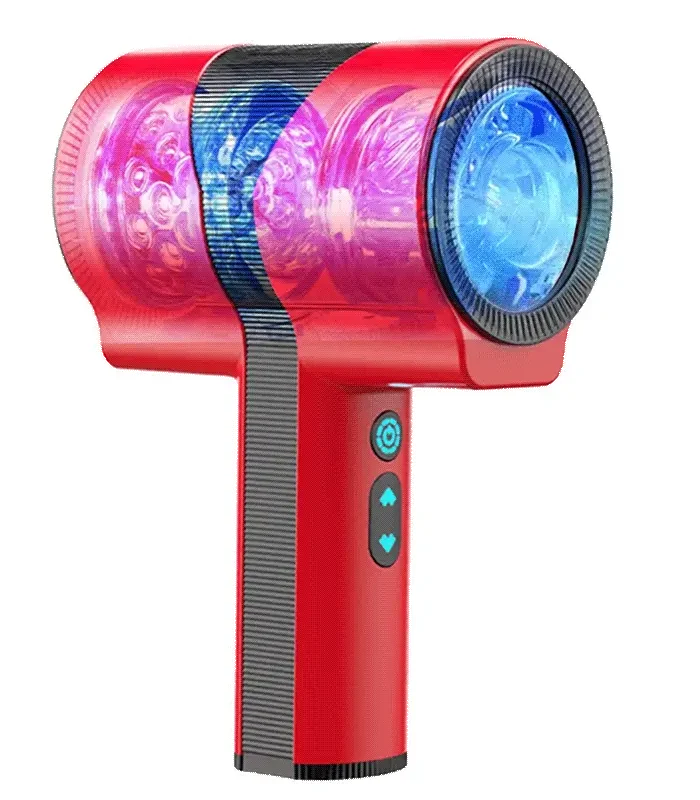 Thor 1ère génération Multi Fréquence Télescopique Rotatif Vibration Mâle Pénis Stroker