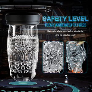 Gawk Gawk 9000 LED Masturbateur à piston électrique automatique à ventouse rotative pour homme