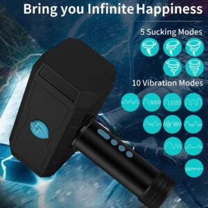 Masturbateur Masculin Solddolls Marteau de Thor avec 10 Vibrations