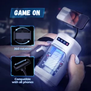 Game cup - Masturbateur à vibrations de poussée avec fonction chauffante