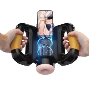 Sex Toy pour homme : poignée Hercules rotative - Tasse de jeu améliorée, tasse de masturbation rotative télescopique entièrement automatique