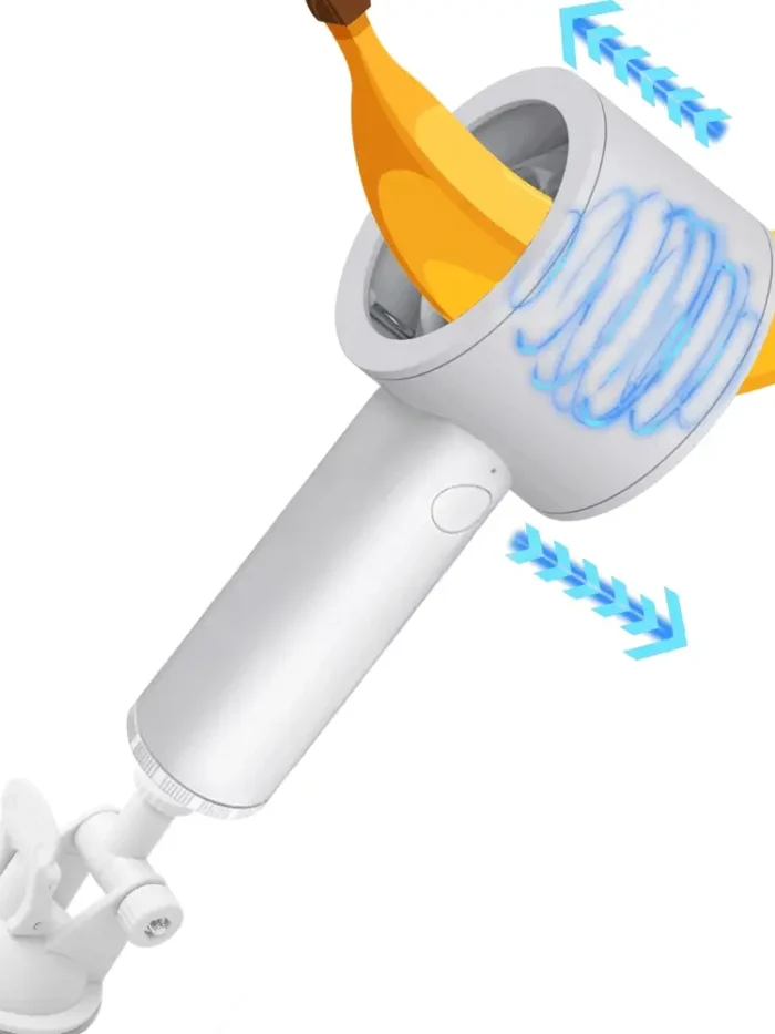 Masturbateur masculin portatif télescopique intelligent à 6 fréquences