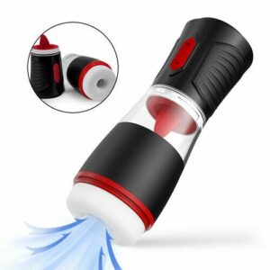 4 modes de succion Coupe du pénis 7 Coupe de masturbateur masculin léchant la langue