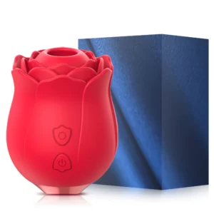 Vibromasseur Fellation Rosebud avec 10 Modèles Différents de Tapotement