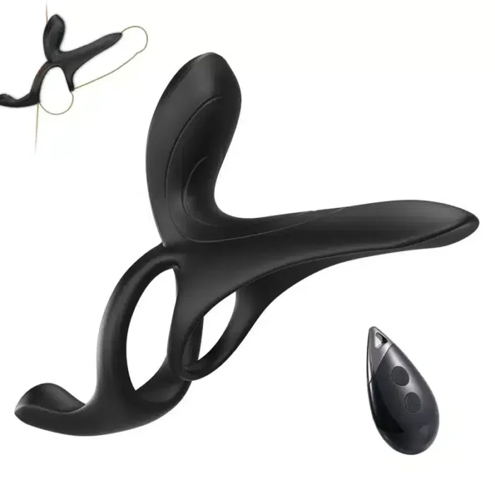 Solddolls 9 Vibrations Anneau Vibrant Couple pour Stimulation du Périnée, du Point C et du Point G — SoldDolls