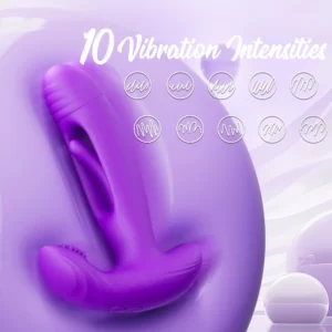 PulseBliss - Vibromasseur point G avec modes battement et vibration