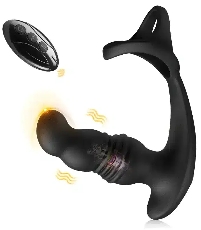 Queue de Baleine Télescopique et Vibration avec cockring