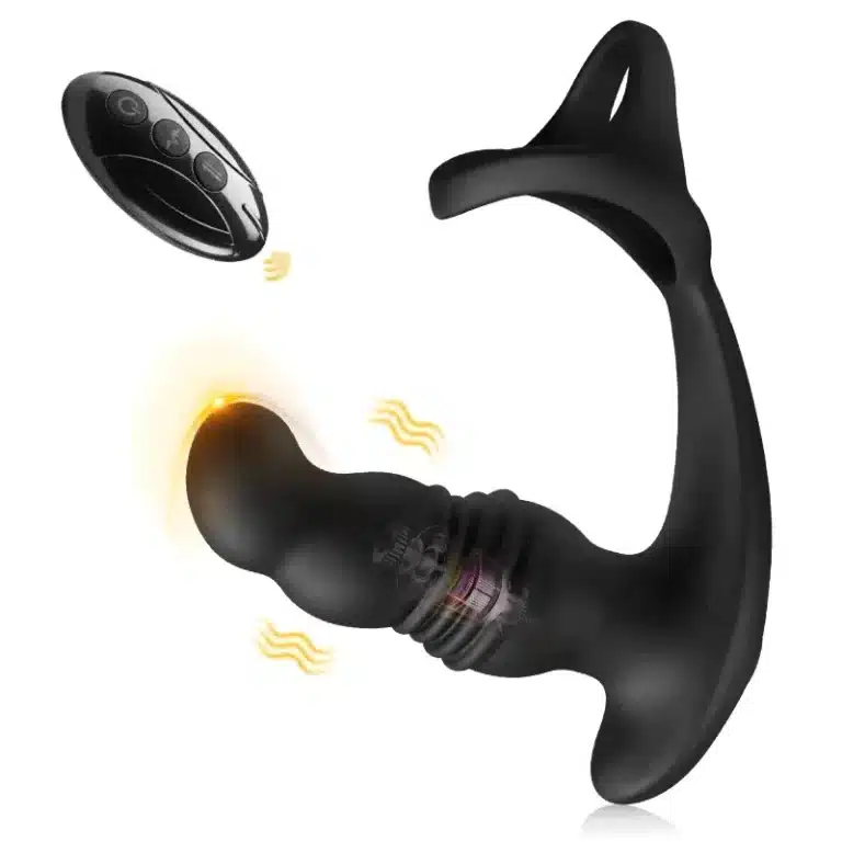 Queue de Baleine Télescopique et Vibration avec cockring
