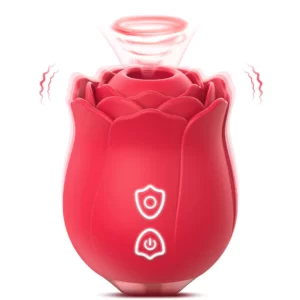 Vibromasseur Fellation Rosebud avec 10 Modèles Différents de Tapotement