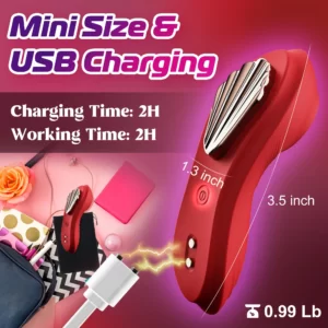 Luminary - Vibromasseur portable avec clip magnétique puissant