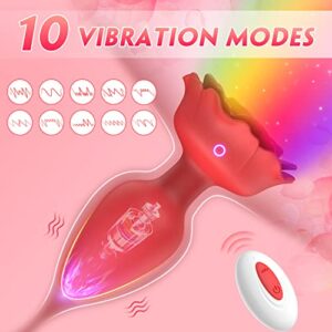 AllureAura - Plug anal vibrant à LED avec 10 réglages de vibration