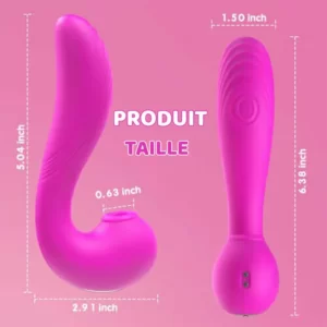 10 Vibrations 5 Battements Sucer Léchage Clitoridien et Vibrateur Point G