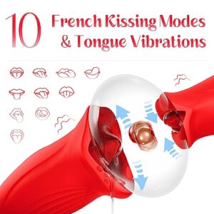 Amarra Pro+ G Spot Vibrator avec fonction baiser et langue vibrante