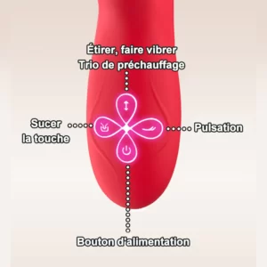 3 Poussée et vibration 7 Succion 10 Tapotement du point G Vibrateur