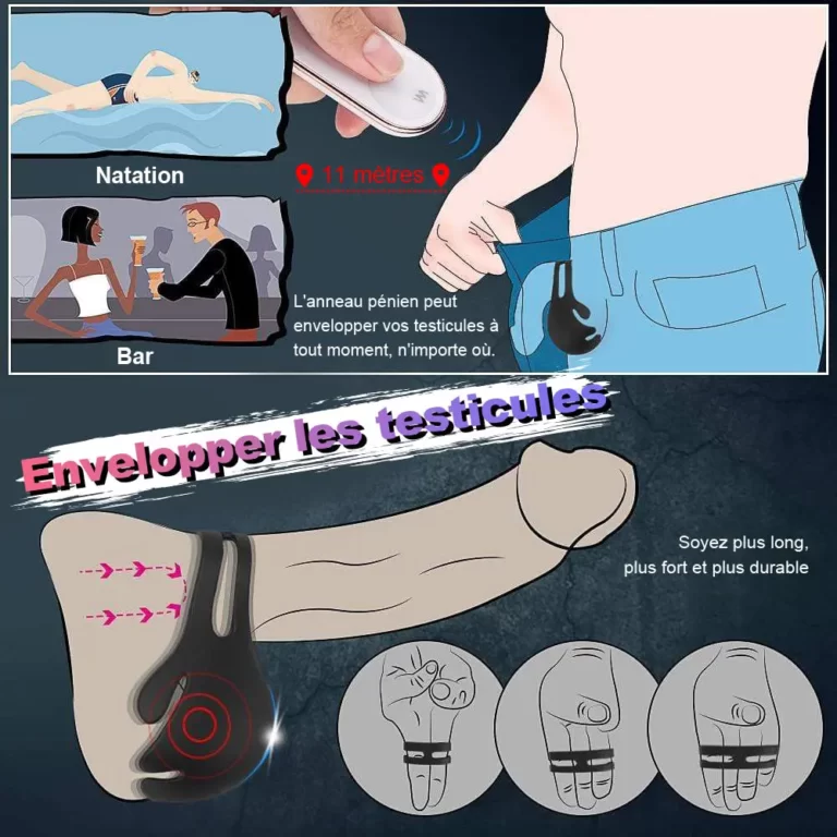 Testicle rings Penis rings 9 Vibration S-Hande
