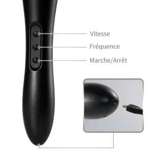 Appareil de Massage AV vibrant haute fréquence à 20 fréquences et 8 vitesses