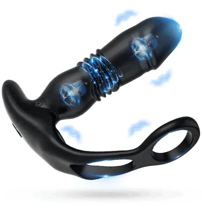 Adam Vibromasseur anal de prostate 9 Vibration 5 APP-Modi
