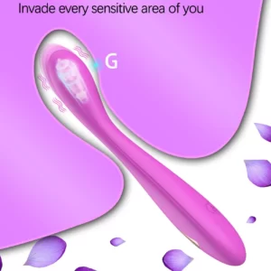 Ilaria - Vibromasseur point G avec moteur puissant et motif vibrant