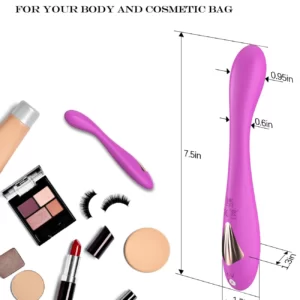 Ilaria - Vibromasseur point G avec moteur puissant et motif vibrant