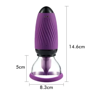 Vibromasseur Lapine : 10 Vibrations et 5 Modes de Succion, avec Ventouse pour le Plaisir Féminin
