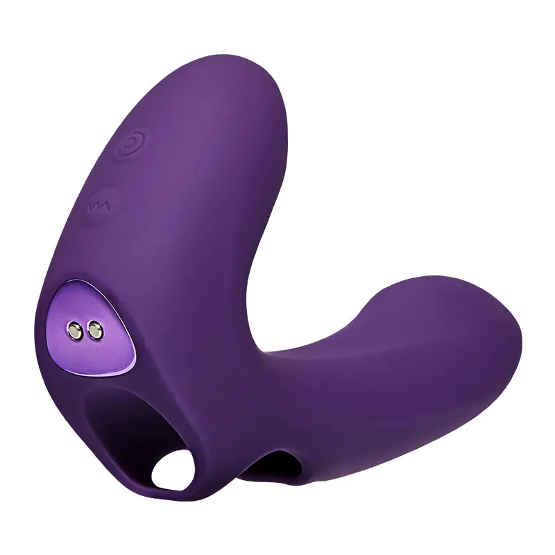 Vibration＆Battement Doigt gaine 10 vibrations + impulsions