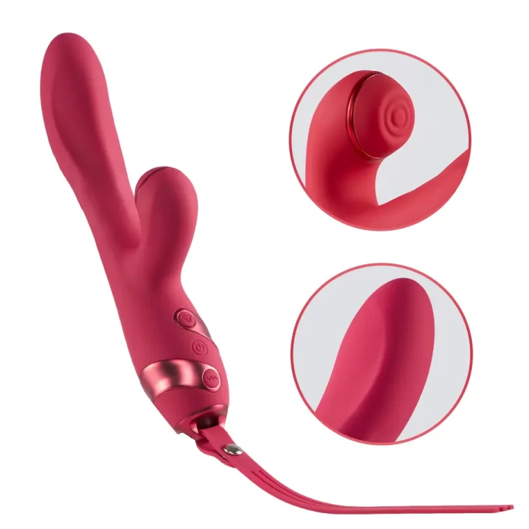 4-in-1 vibrator 10 pulses 10 vibrations with SM whip