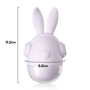 Vibromasseur lapin avec fonction de succion et de vibration