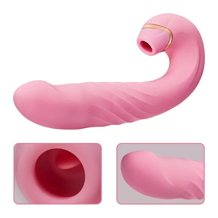 Female pink vibrator 10 sucking 10 vibration 3 back and forth