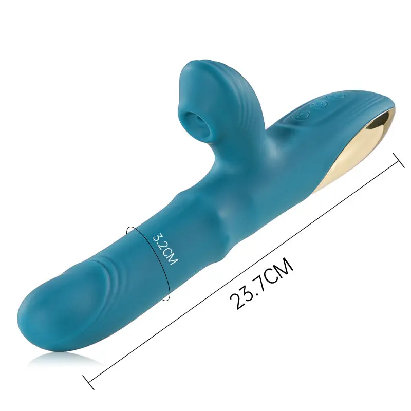 Vibromasseur télescopique à aspiration entièrement automatique 7 + 7 + 7