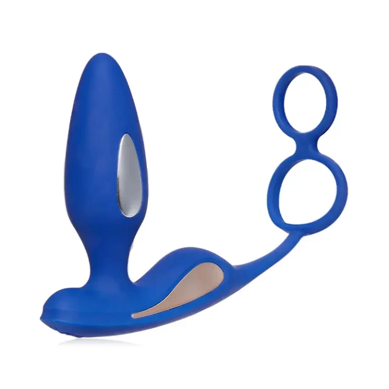 Prostata ViroMasser+Cockring 2 in 1 9 Vibrationen 5 Elektroschocks