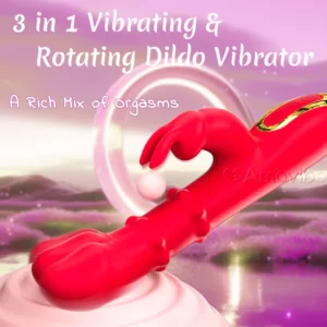 RegalRap - Vibrador Punto G con Diseños Rotatorio y Clitorial