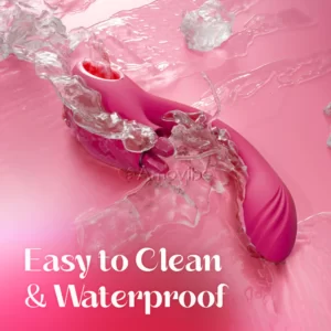 Quasar - Vibromasseur point G avec lèche-clitoris à 2 langues