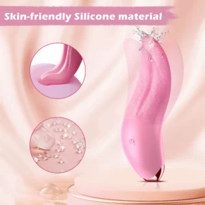 Hansley - Stimulateur de Langue Avec 10 Modes de Vibration