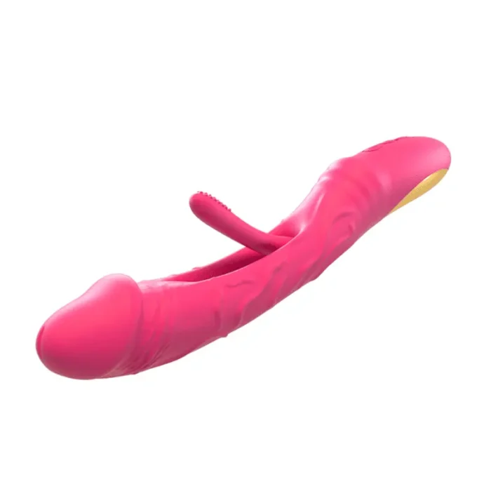 Solddolls - Vibromasseur à battement de gode avec fonction clitoridienne