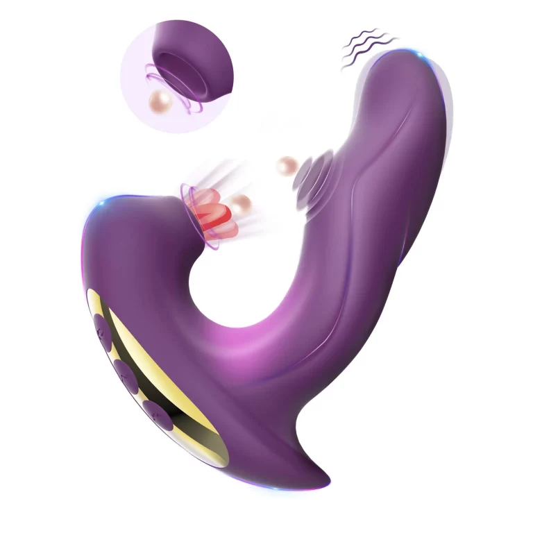 Ingmar - G-spot vibrator with tapping, vibration & clitoral sucking